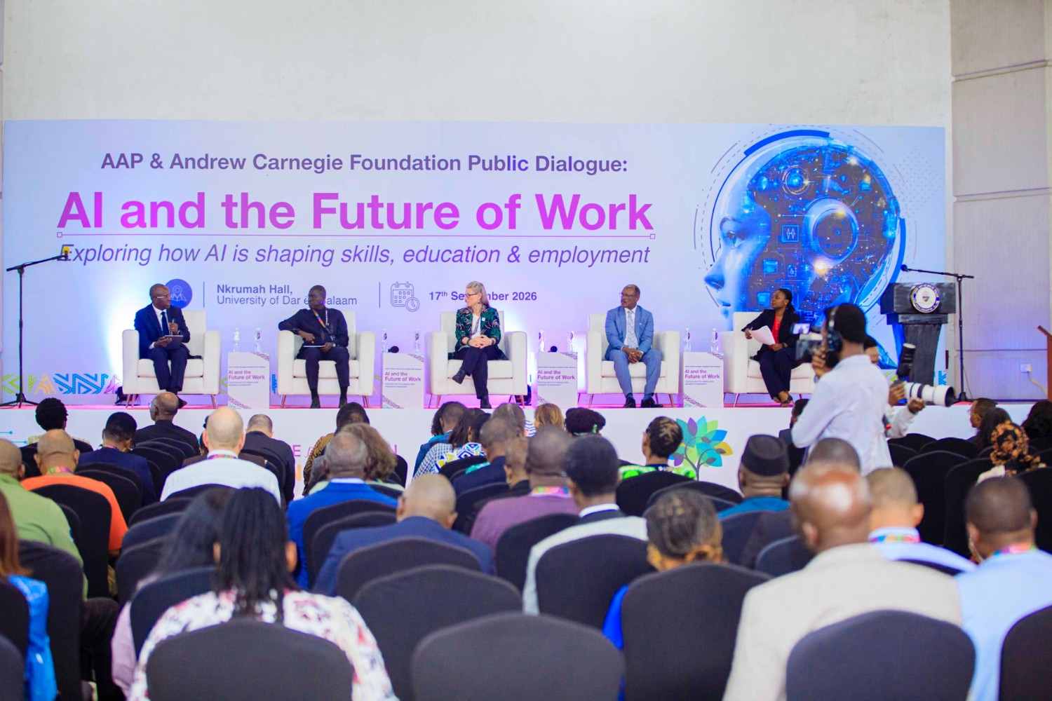  public dialogue on “AI and the Future of Work” held at the University of Dar es Salaam (UDSM)