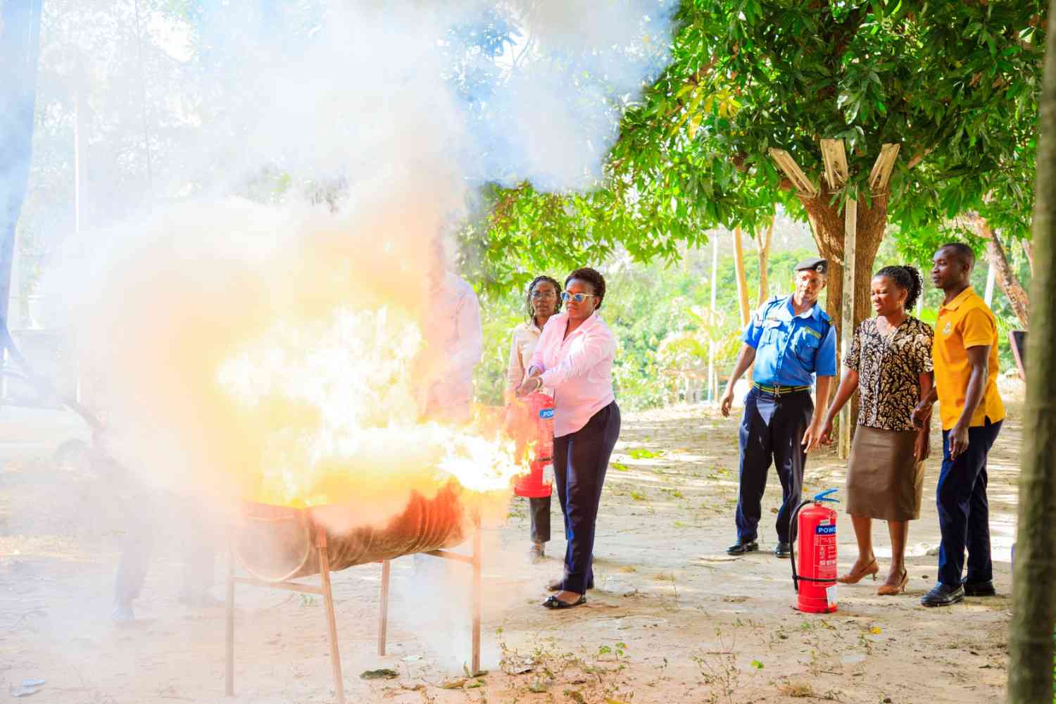 UDSM Trains Staff to Act Fast and Safely in Fire Emergencies